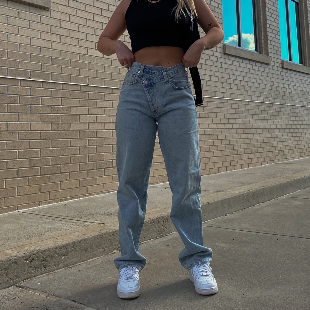 agolde criss cross jeans!! 🫶🏼